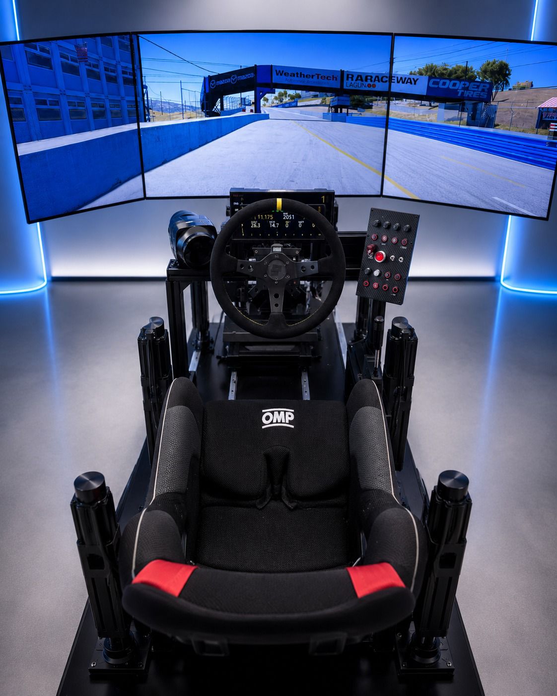 Motion racing simulator